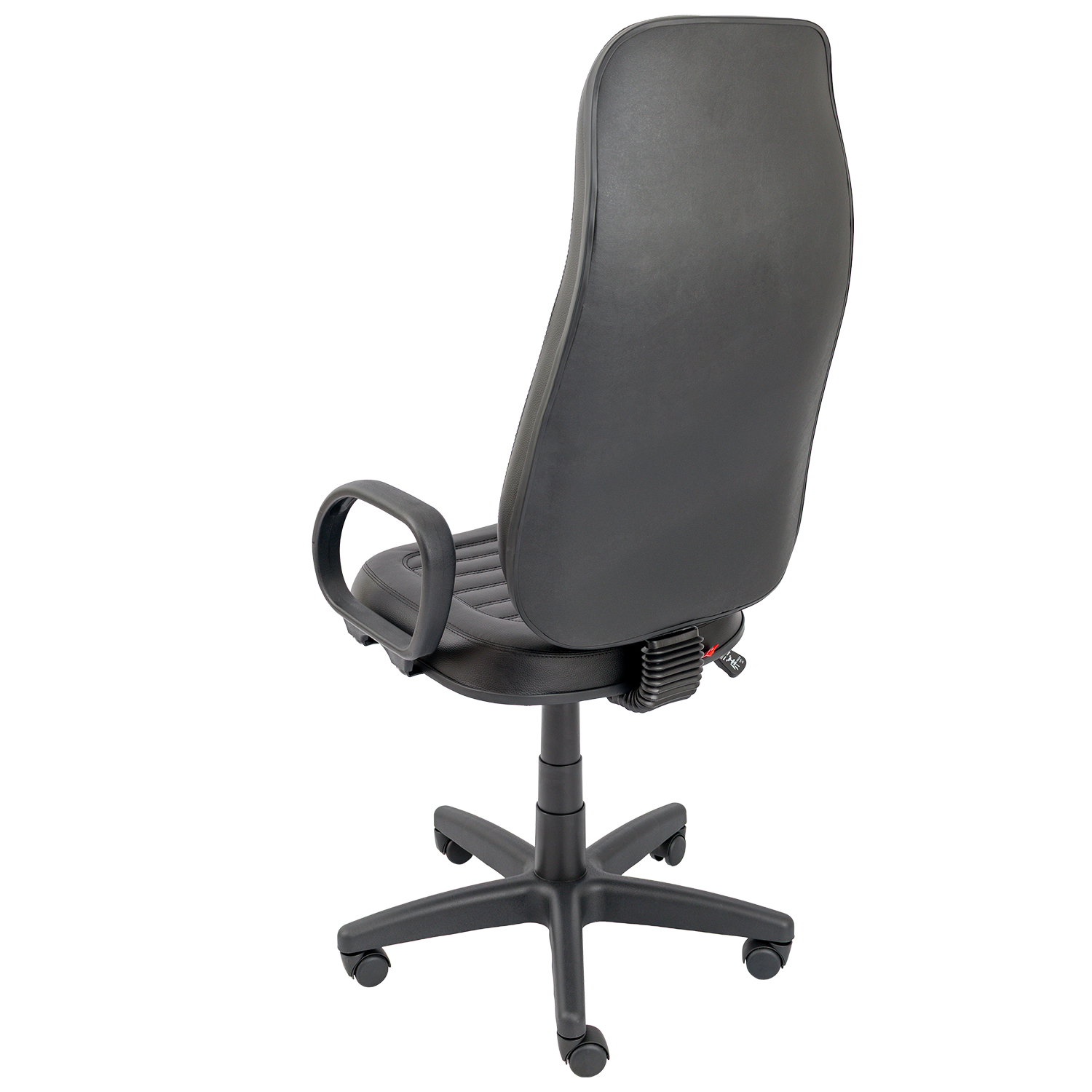 CADEIRA PRESIDENTE ALTA COSTURADA BASE C/ RELAX RODÍZIO PP BRAÇO FIXO CORSA - Imagem 5