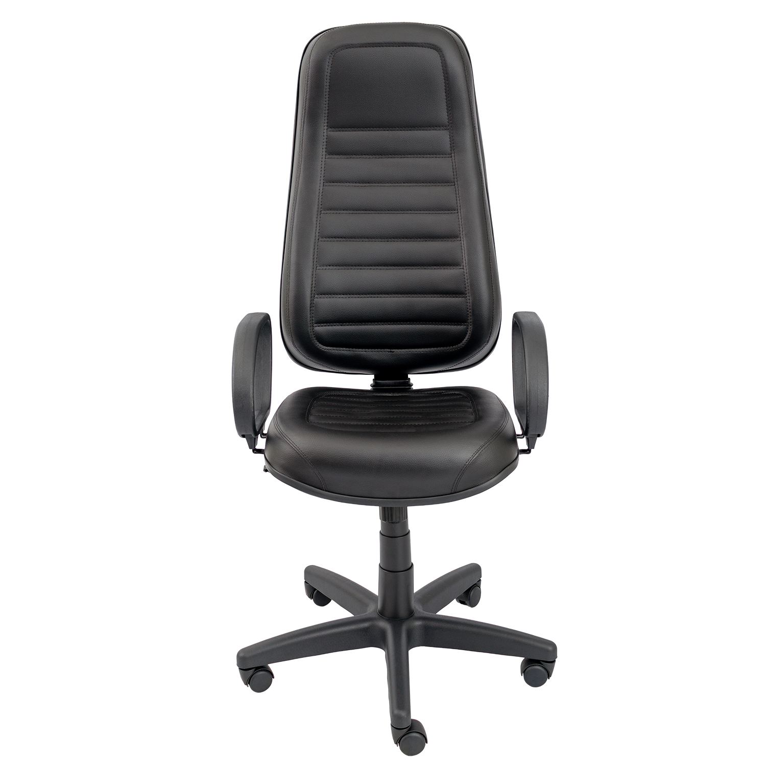 CADEIRA PRESIDENTE ALTA COSTURADA BASE C/ RELAX RODÍZIO PP BRAÇO FIXO CORSA - Imagem 8