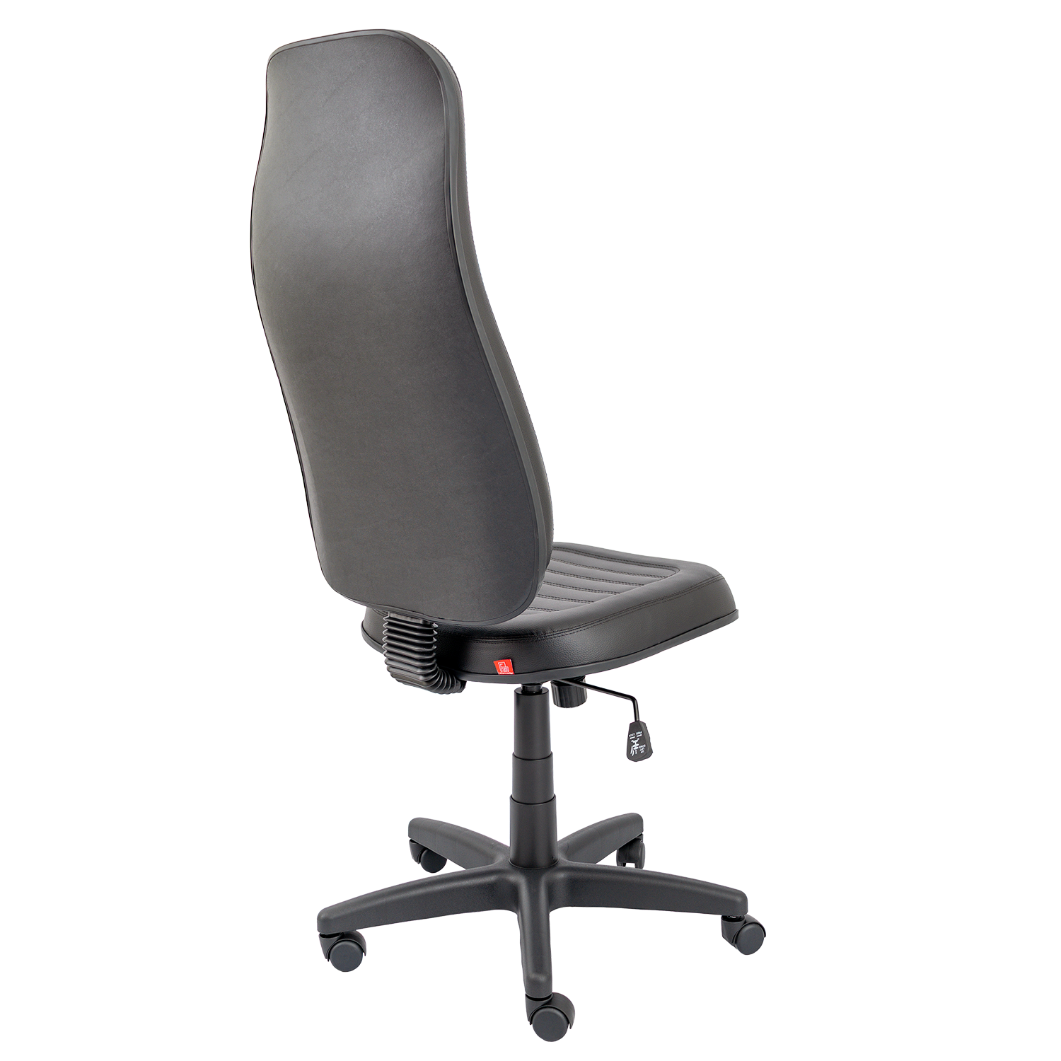 CADEIRA PRESIDENTE ALTA COSTURADA BASE C/ RELAX RODÍZIO PP SEM BRAÇO - Imagem 3