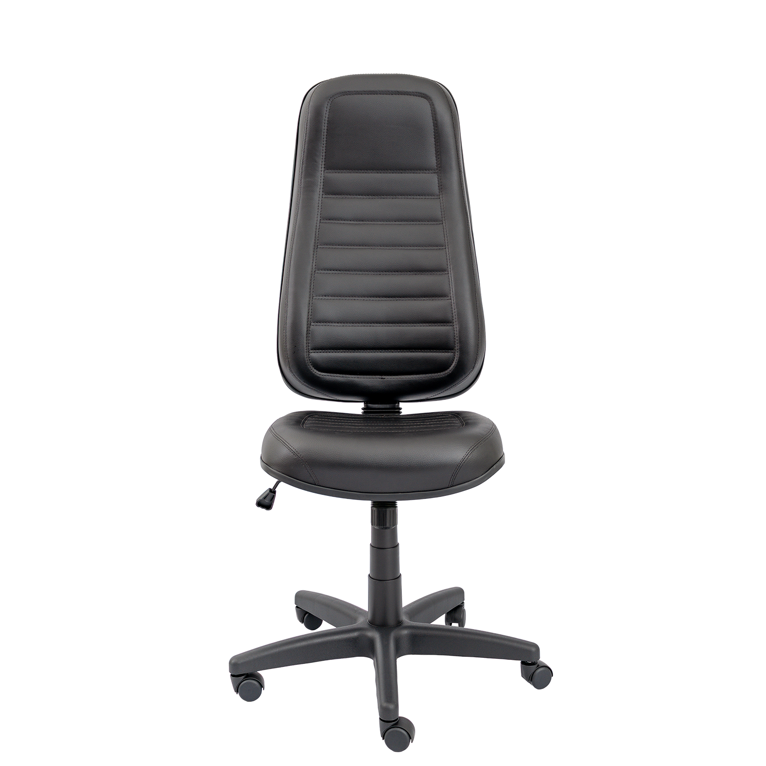 CADEIRA PRESIDENTE ALTA COSTURADA BASE C/ RELAX RODÍZIO PP SEM BRAÇO - Imagem 8