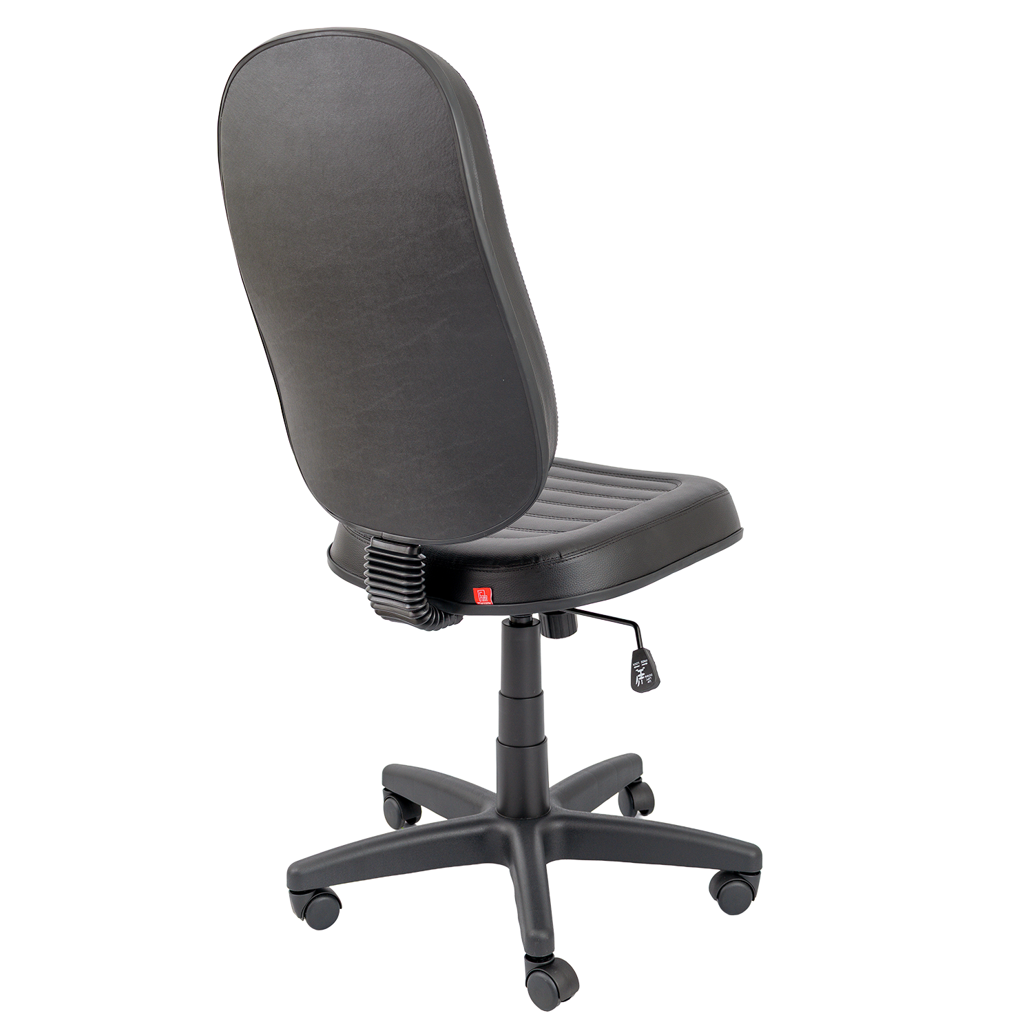 CADEIRA PRESIDENTE BAIXA COSTURADA BASE C/ RELAX RODÍZIO PP SEM BRAÇO - Imagem 3