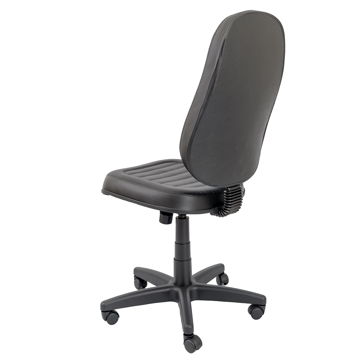 CADEIRA PRESIDENTE BAIXA COSTURADA BASE C/ RELAX RODÍZIO PP SEM BRAÇO - Imagem 5