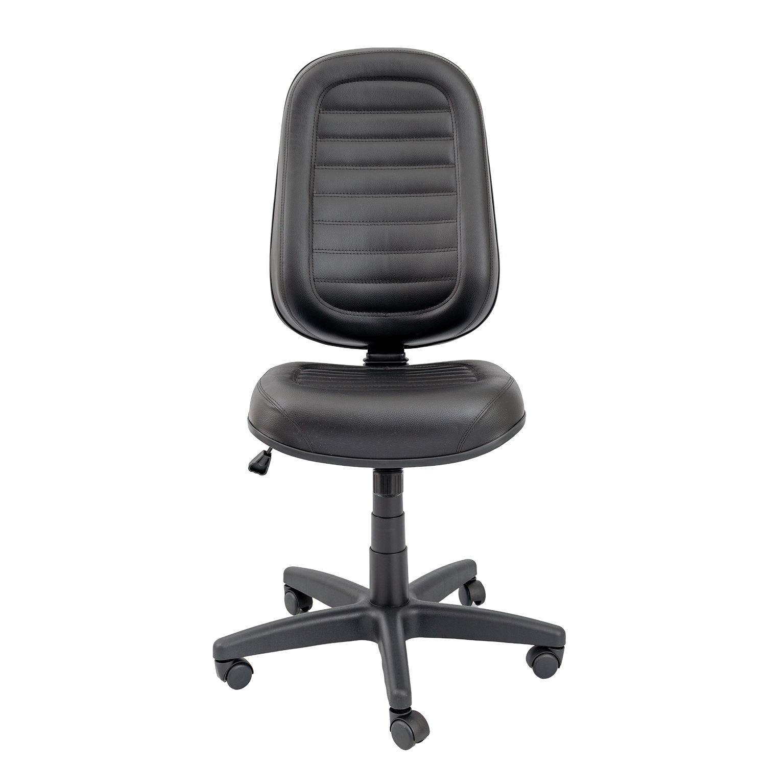 CADEIRA PRESIDENTE BAIXA COSTURADA BASE C/ RELAX RODÍZIO PP SEM BRAÇO - Imagem 8