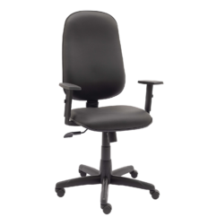 CADEIRA PRESIDENTE LISA BASE C/ RELAX RODÍZIO PP BRAÇO DIGITADOR SIX