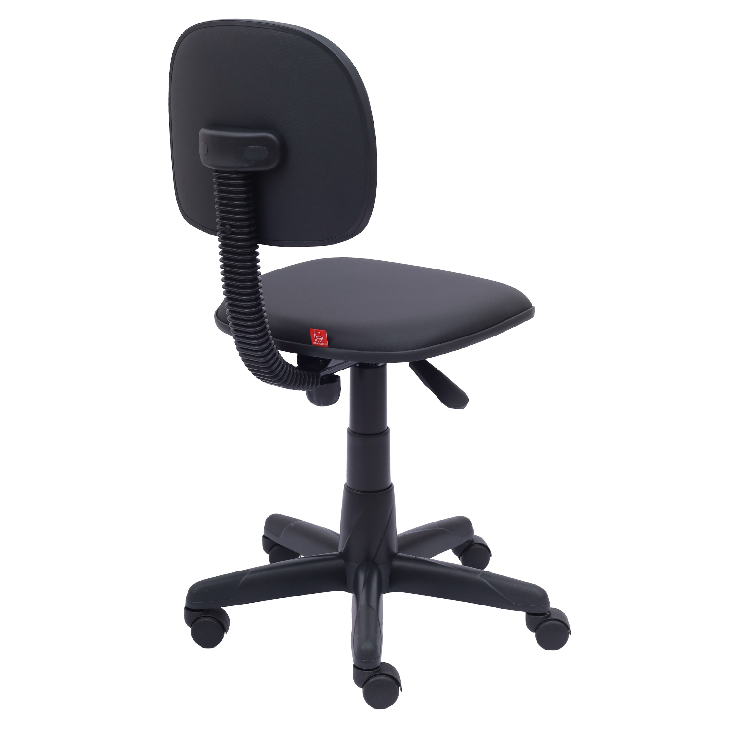 CADEIRA SECRETÁRIA LISA BASE GIRATÓRIA COM “L” FIXO RODÍZIO PP SEM BRAÇO - Imagem 3