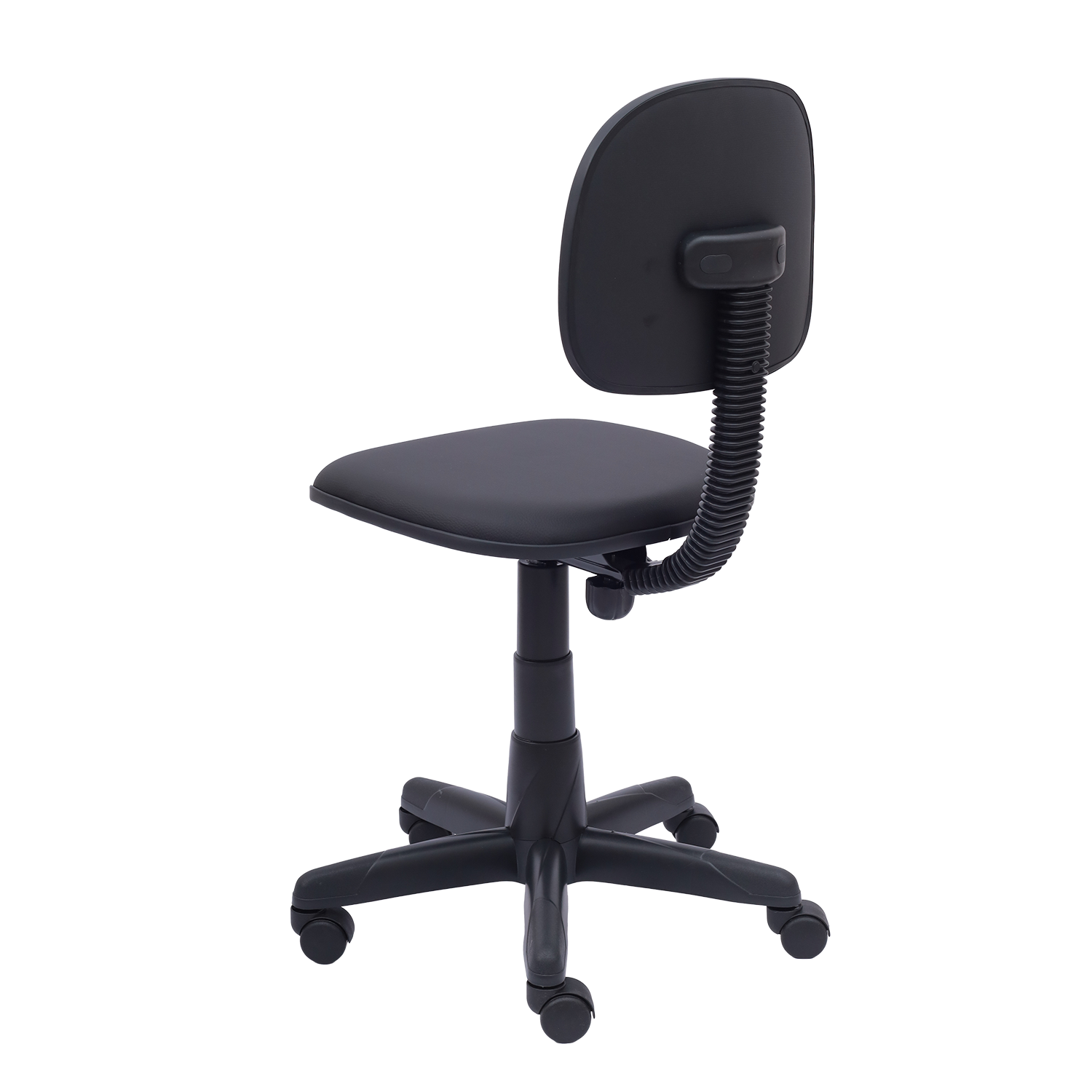 CADEIRA SECRETÁRIA LISA BASE GIRATÓRIA COM “L” FIXO RODÍZIO PP SEM BRAÇO - Imagem 5