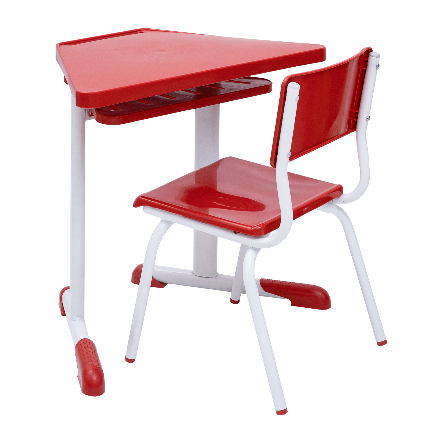 Conjunto Escolar Trapézio (06 Mesas e 06 Cadeiras + Mesa Central) – INFANTIL (03 a 06 ANOS) - Imagem 10