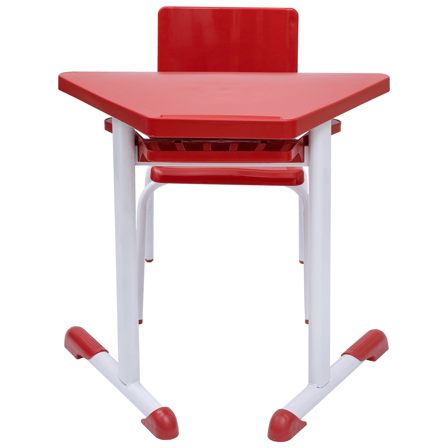 Conjunto Escolar Trapézio (06 Mesas e 06 Cadeiras + Mesa Central) – INFANTIL (03 a 06 ANOS) - Imagem 11