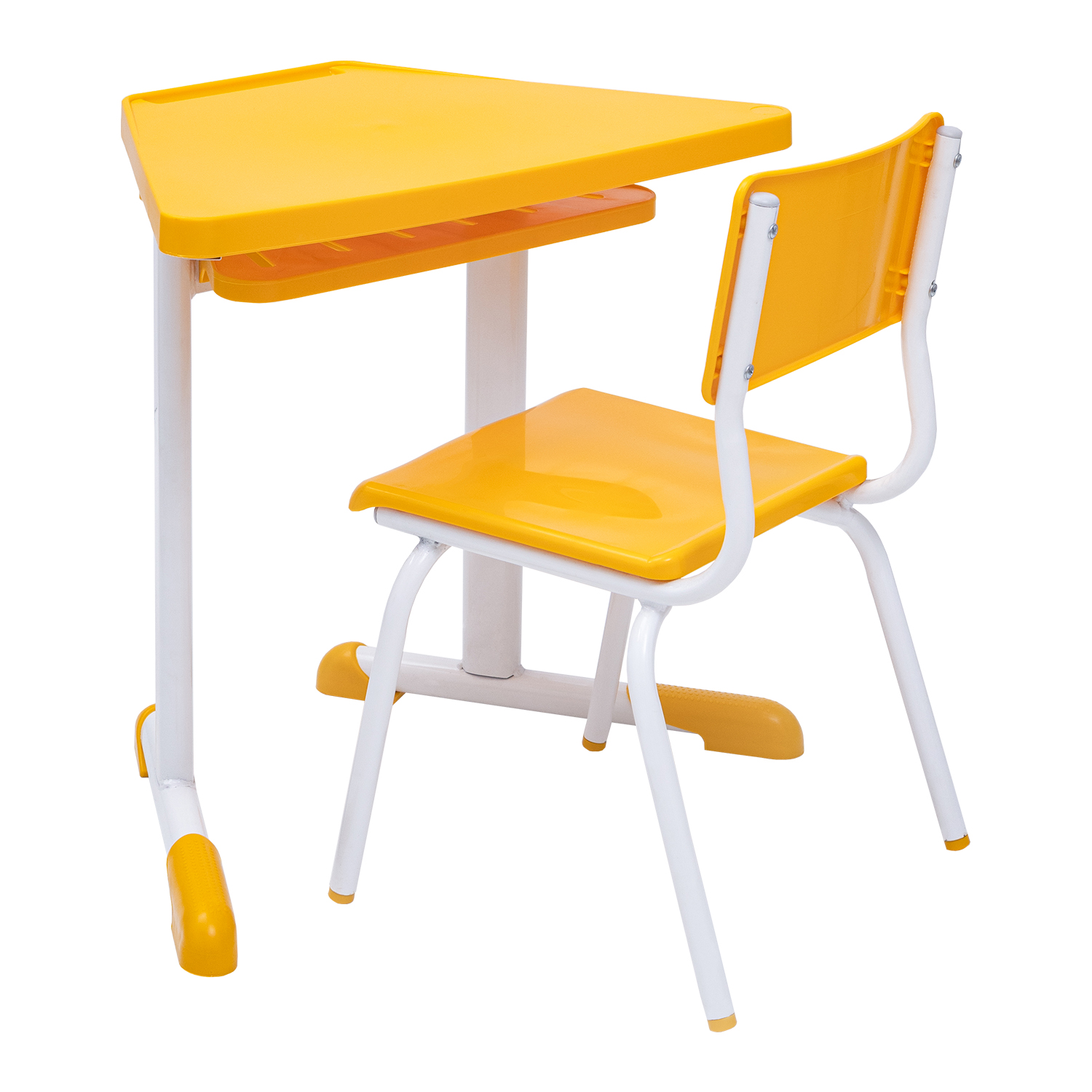 Conjunto Escolar Trapézio (06 Mesas e 06 Cadeiras + Mesa Central) – INFANTIL (03 a 06 ANOS) - Imagem 3