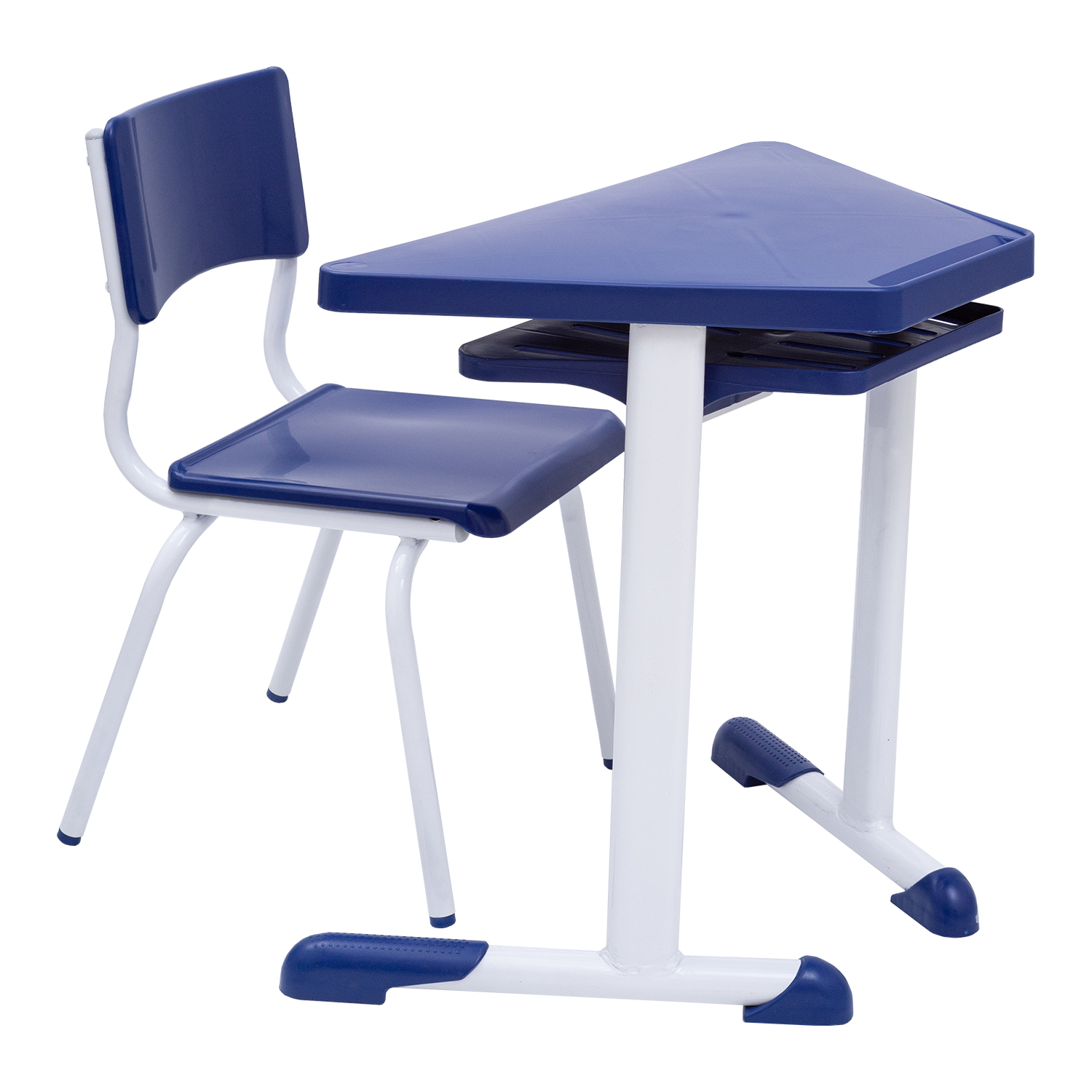 Conjunto Escolar Trapézio (06 Mesas e 06 Cadeiras + Mesa Central) – INFANTIL (03 a 06 ANOS) - Imagem 5