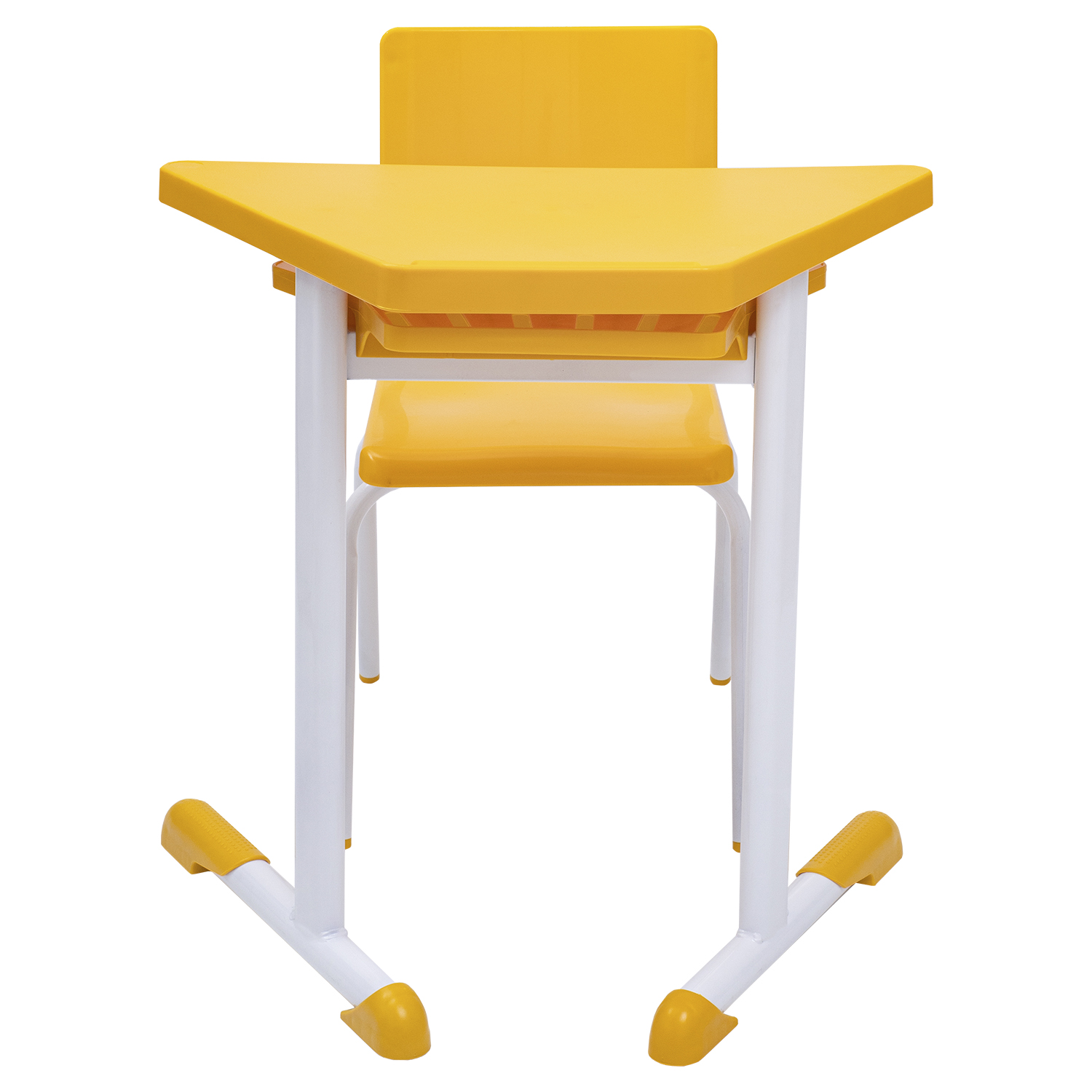 Conjunto Escolar Trapézio (06 Mesas e 06 Cadeiras + Mesa Central) – JUVENIL (06 a 10 ANOS) - Imagem 4