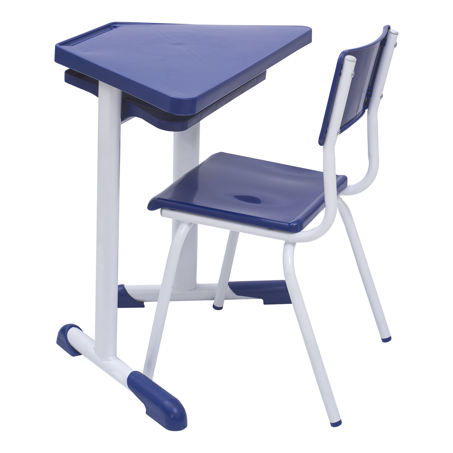 Conjunto Escolar Trapézio (06 Mesas e 06 Cadeiras + Mesa Central) – JUVENIL (06 a 10 ANOS) - Imagem 6