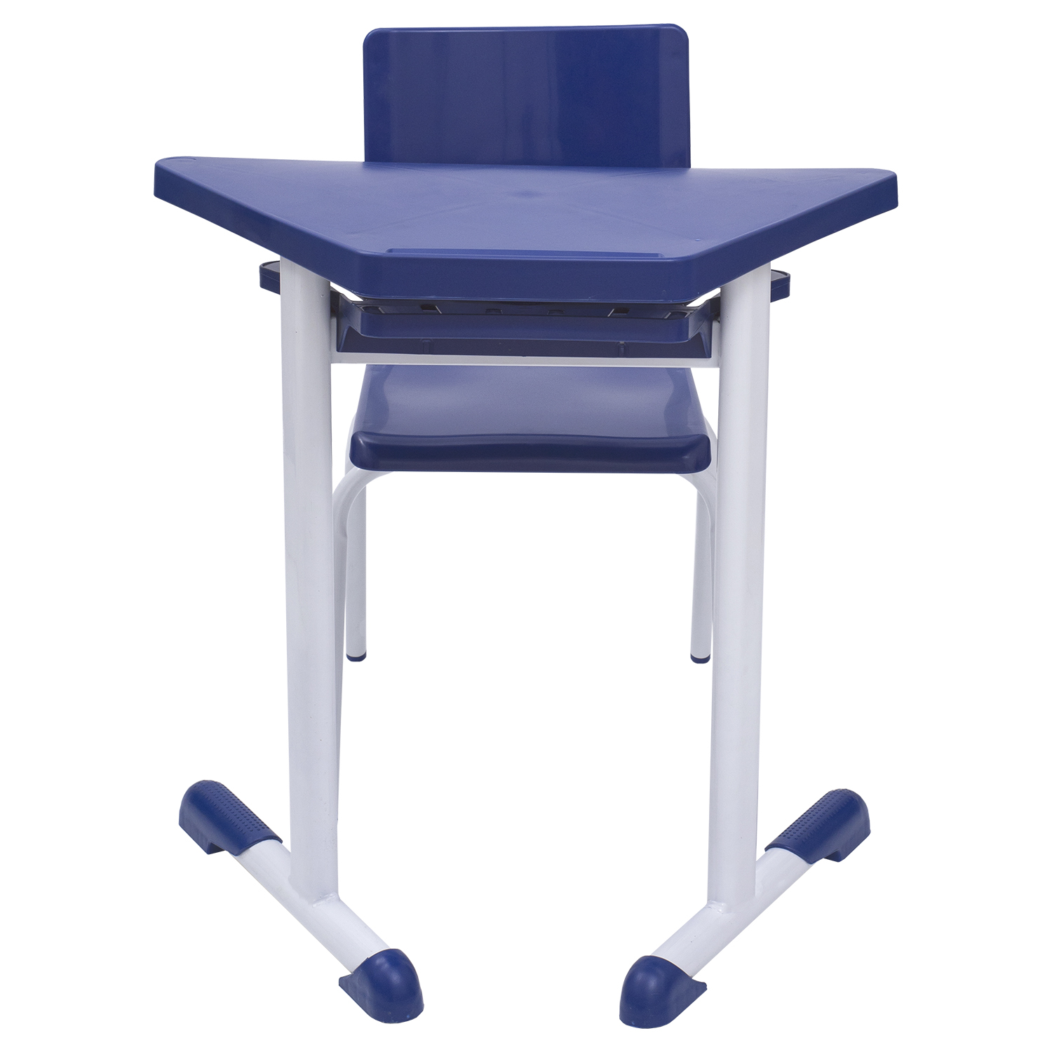 Conjunto Escolar Trapézio (06 Mesas e 06 Cadeiras + Mesa Central) – JUVENIL (06 a 10 ANOS) - Imagem 7