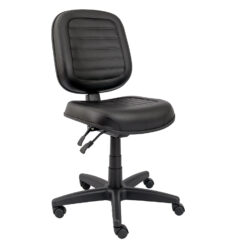 CADEIRA DIRETOR COSTURADA BASE BACK-SYSTEM RODÍZIO PP SEM BRAÇO