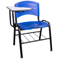 CADEIRA ERGOPLAST UNIVERSITÁRIA – DESTRO – PRANCHETA MDF – AZUL