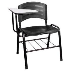 CADEIRA ERGOPLAST UNIVERSITÁRIA – DESTRO – PRANCHETA MDF – PRETO