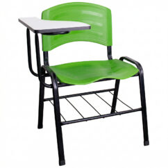 CADEIRA ERGOPLAST UNIVERSITÁRIA – DESTRO – PRANCHETA MDF – VERDE