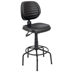 CADEIRA EXECUTIVA COSTURADA - BASE CAIXA ARANHA C/ BACK-SYSTEM - SEM BRAÇO
