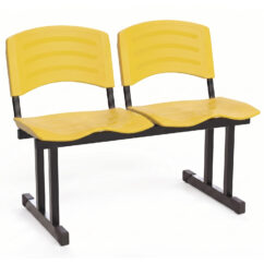 LONGARINA ERGOPLAST - 02 LUGARES - AMARELO