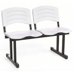 LONGARINA ERGOPLAST - 02 LUGARES - BRANCO
