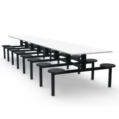 MESA REFEITÓRIO FIXO - TAMPO MDF - 16 LUGARES PP