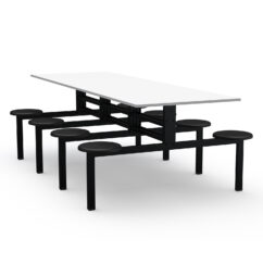 MESA REFEITÓRIO FIXO - TAMPO MDF - 08 LUGARES PP