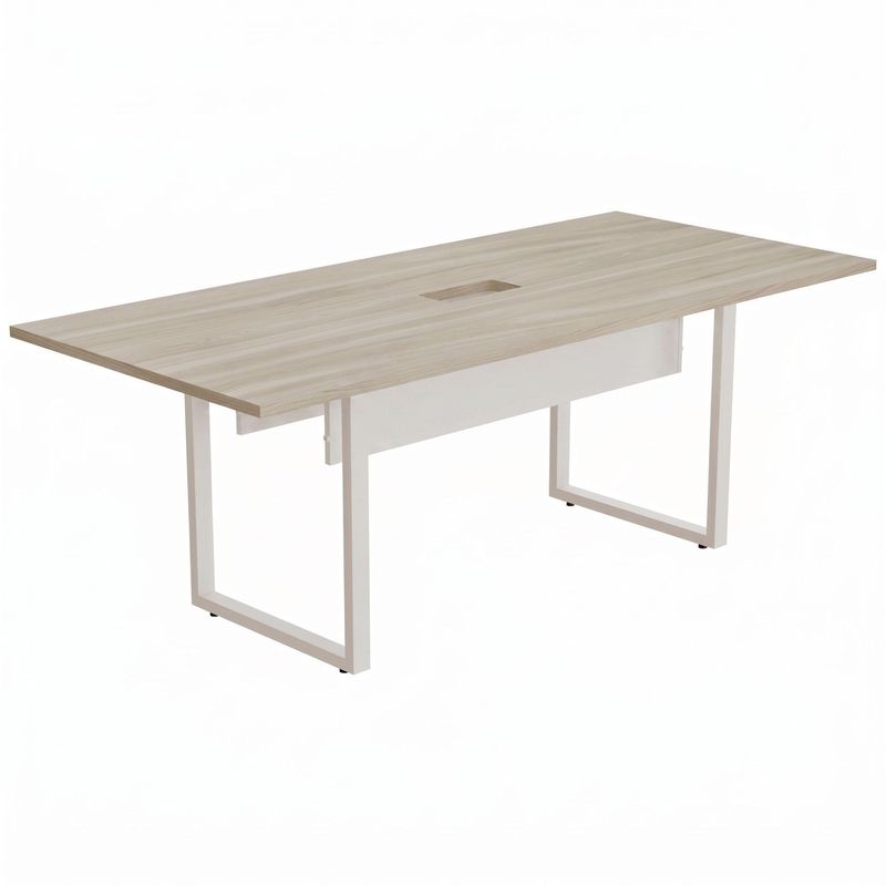MESA REUNIÃO RETANGULAR 1CX PÉ QUADRO 200X90 PRIMA 40 - FSB BR (V3) - MEU ESTOQUE GYN
