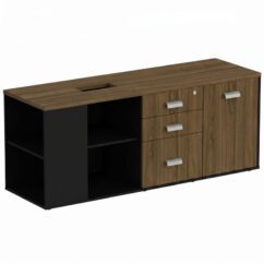 ARMÁRIO DIRETIVO DIREITO PM C/CX 160X50 PRIMA 40 - NGM PR (V4) - MEU ESTOQUE GYN