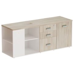 ARMÁRIO DIRETIVO DIREITO PM C/CX 160X50 PRIMA 40 - FSB BR (V4) - MEU ESTOQUE GYN